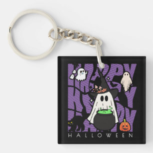 Porte-clefs Sortir Amusant Bonne magie d'Halloween et méfait