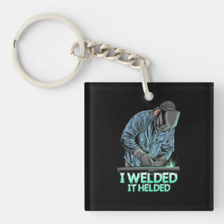 Porte-clefs Soudeur soudé Il A Aidé