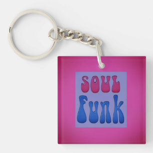 Porte-clefs Soul Music Mots funky graphismes