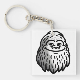 Porte-clefs Souriant Bigfoot - Sasquatch Sighting
