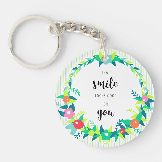 Porte-clefs Sourire (Devant)