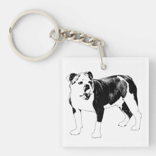 Porte-clefs Sourire toujours, charme de l'art linéaire