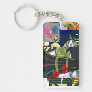 Porte-clefs Souris de musique Porte - clé acrylique