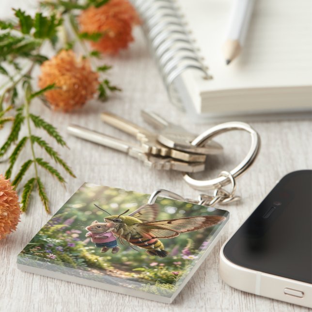 Porte-clefs Souris monte à bord (Devant Droit)