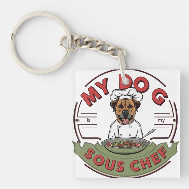 Porte-clefs Sous Chef Pup (Devant)