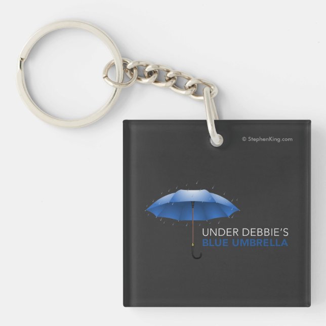 Porte-clefs Sous le parapluie bleu de Debbie (Devant)