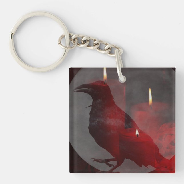 Porte-clefs Sous votre charme en rouge (Devant)
