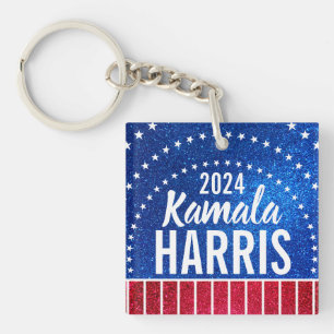 Porte-clefs Soutenez Kamala Harris 2024 Progrès et unité