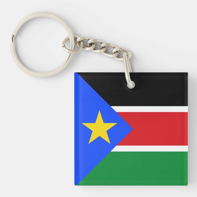 Porte-clefs South Sudan Flag (Devant)