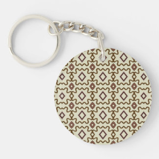 Porte-clefs Southwestern Old Spanish Vibes Pattern