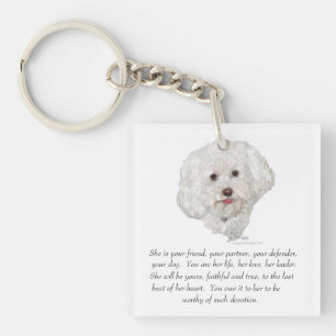 Porte-clefs Souvenir, chienne