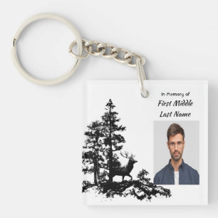 Porte-clefs Souvenir commémoratif Art masculin cerf bois
