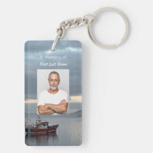 Porte-clefs Souvenir commémoratif Bateau de pêche Pêcheur