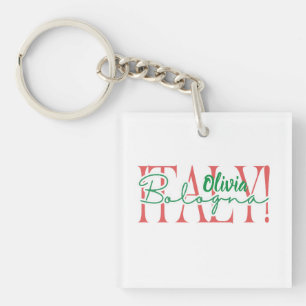 Porte-clefs souvenir de Bologne cadeau italien Italie