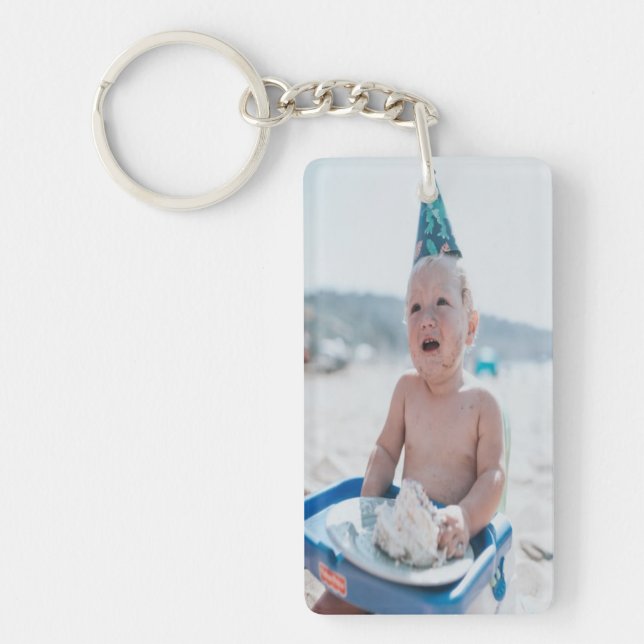 Porte-clefs souvenir de premier anniversaire d'un an (Devant)