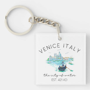 Porte-clefs Souvenir de vacances à Venise Italie
