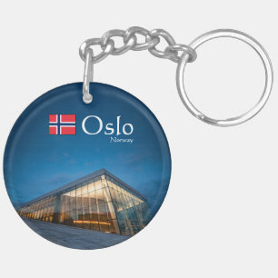 Porte-clefs Souvenir d'Oslo Norvège