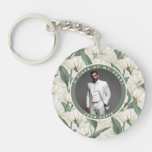 Porte-clefs Souvenir unique de tulipe personnalisée pour toujo