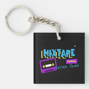 Porte-clefs Souvenirs de mixtape Nostalgie de cassette rétro
