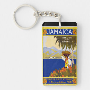 Porte-clefs Souvenirs vintage Jamaïque