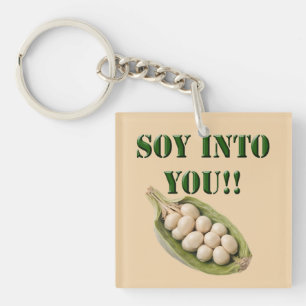 Porte-clefs Soy Into You : A Vegan Love Story,
