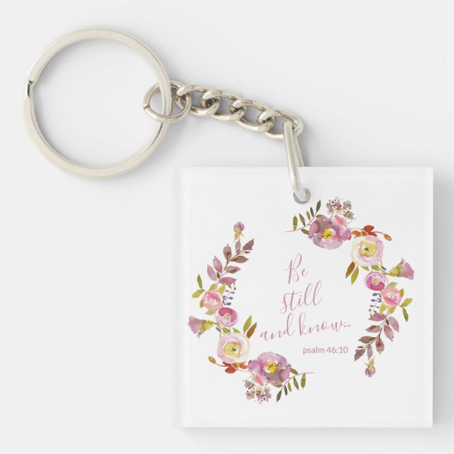 Porte-clefs Soyez Calme Et Sachez (Devant)