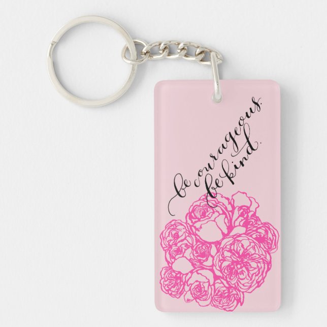 Porte-clefs Soyez courageux soit Aloha porte - clé aimable (Devant)