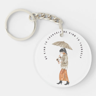 Porte-clefs Soyez gentil avec vous