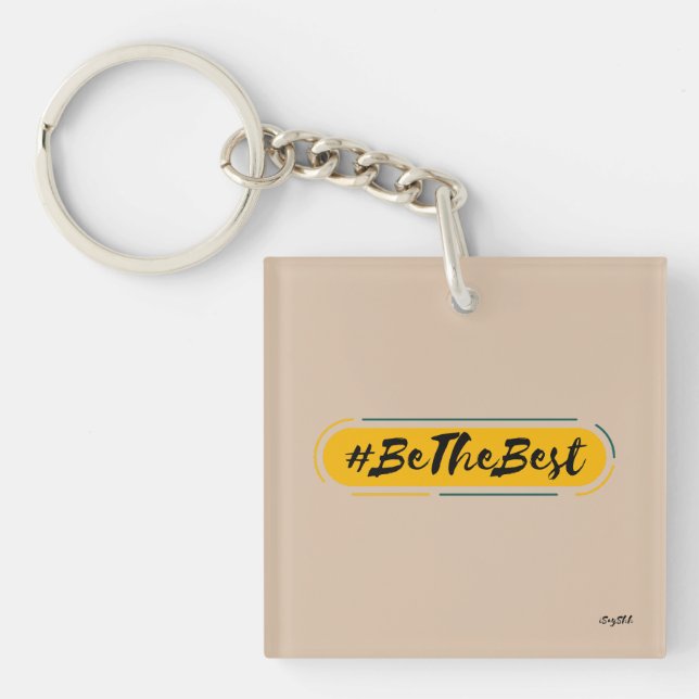 Porte-clefs #soyez le meilleur (Devant)