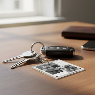 Porte-clefs Soyez le mien Saint Valentin Couple Photo Love