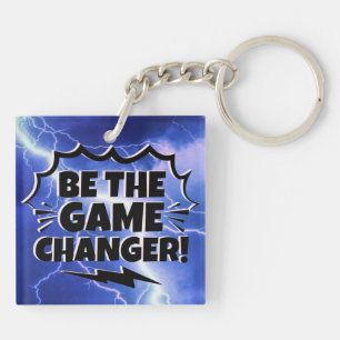Porte-clefs Soyez Le Motivateur Du Jeu Changer Inspirer Encour