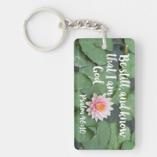 Porte-clefs Soyez toujours et sachez que je suis Dieu Bible ch