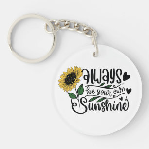 Porte-clefs Soyez toujours votre propre soleil