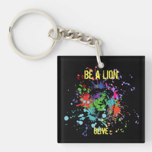 Porte-clefs Soyez un lion