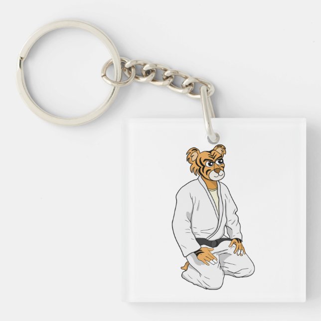 Porte-clefs Soyez un tigre (Devant)