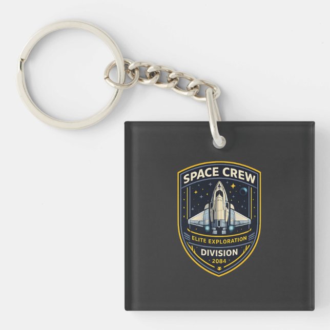 Porte-clefs Space Crew Exploration Division Academy Keychain  (Devant)