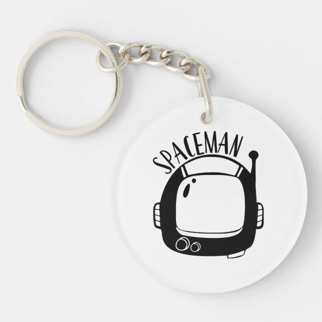 Porte-clefs Spaceman Vintage (Devant)
