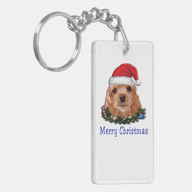 Porte-clefs Spaniels Cocker (Devant gauche)