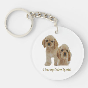 Porte-clefs spaniers cocker