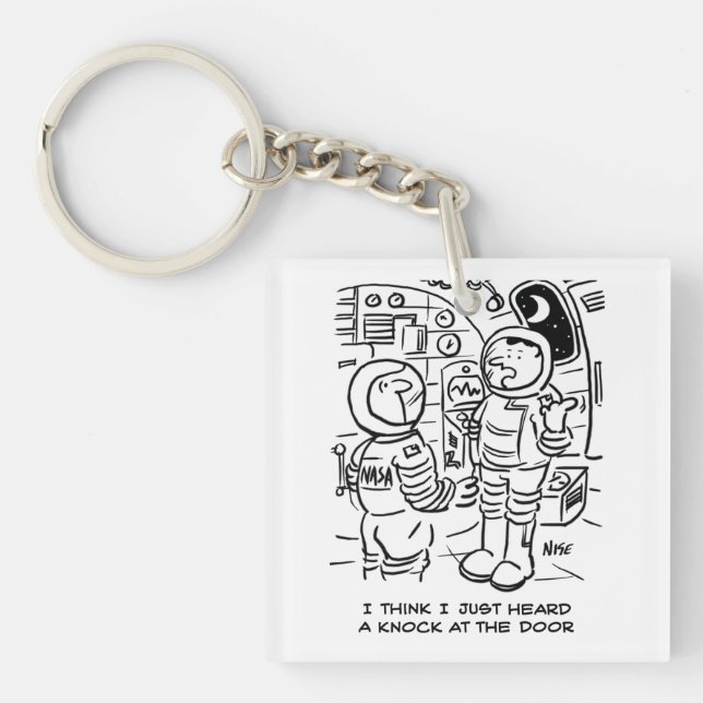 Porte-clefs Spationautes à bord d'un vaisseau spatial entenden (Devant)