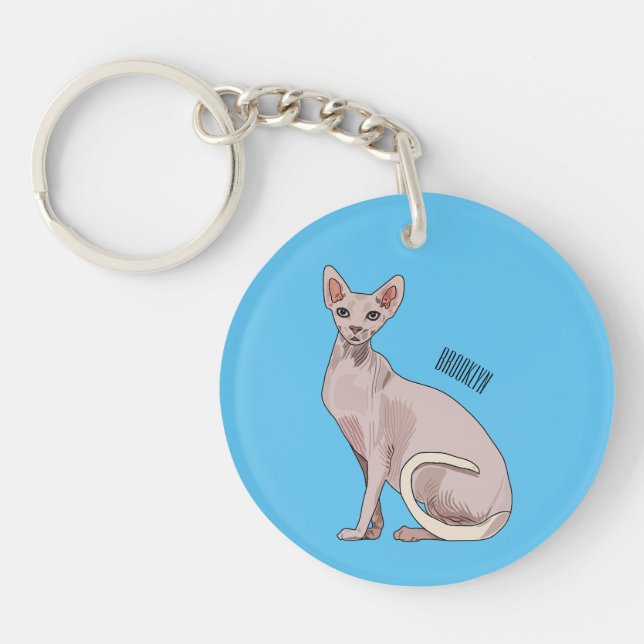 Porte-clefs Sphynx cat (Devant)