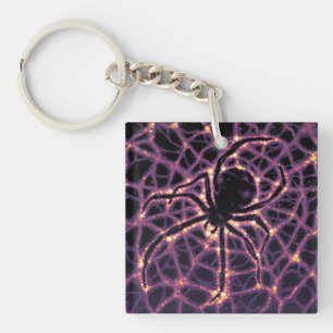 Porte-clefs Spider Cosmic Web, Galaxie d'Halloween des horreur