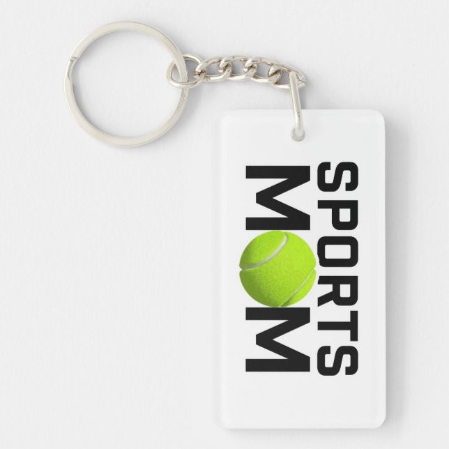 Porte-clefs Sport Maman Tennis Design (Devant)