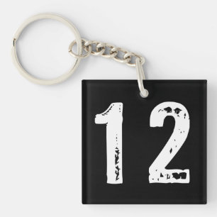 Porte-clefs Sport numéro 12