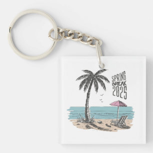 Porte-clefs Spring Break 2025 Beach Vibes