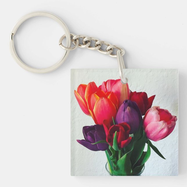 Porte-clefs Spring Tulip Bouquet (Devant)