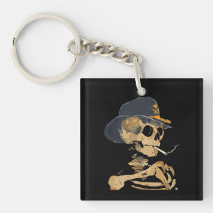 Porte-clefs Squelette de Cow-boy Fumeur