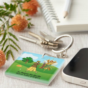 Porte-clefs SS. Andrew & Jude avec 2 Golfeuses