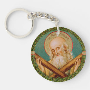 Porte-clefs St. André l'Apôtre (JMAS 02) Acrylique Rond
