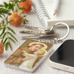 Porte-clefs St. Antoine de Padoue & l'Enfant Jésus (JM 05)